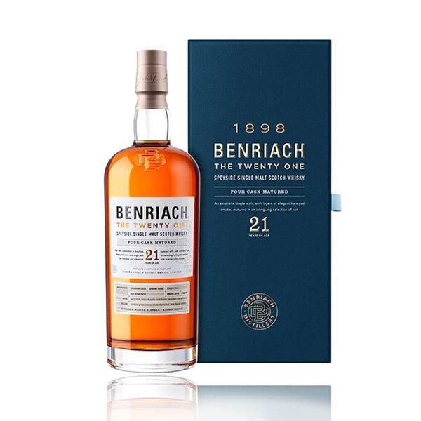 BenRiach 21 YO Single Malt Whisky 46%