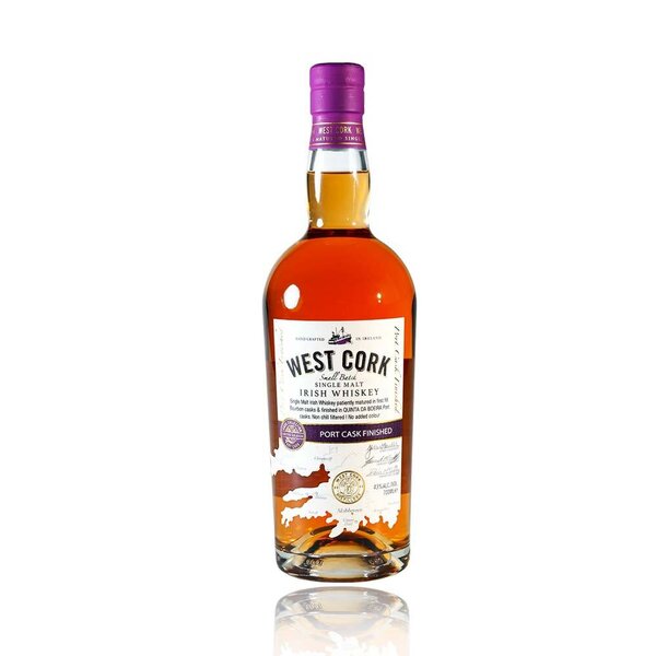 West Cork Single Malt Port Barrel Irish whiskey 0.7l