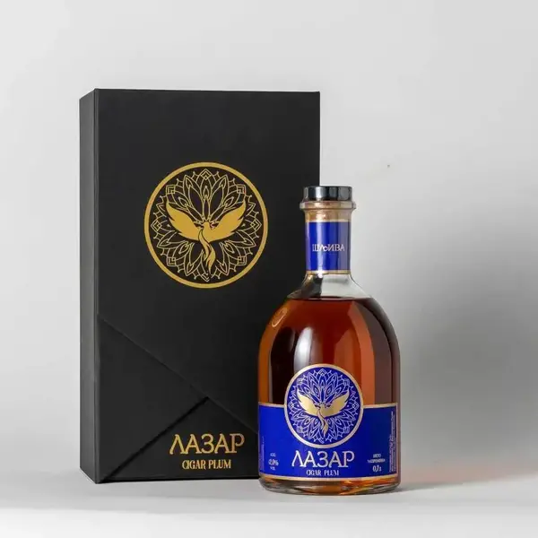 Lazar Rakija Cigar Plum Lux Pakovanje  42% 0.7L