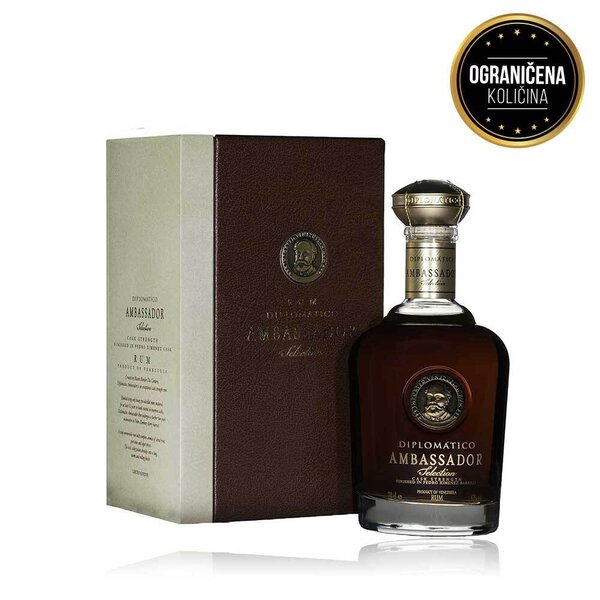 DIPLOMATICO Ambassador Ultra Premium Rum 47% 0.7L