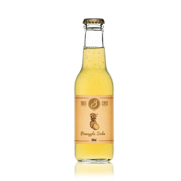 Three Cents Pineapple Soda 0.20L