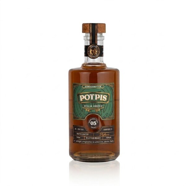 POTPIS rakija divlja kruška barik 05 40% 0.70l