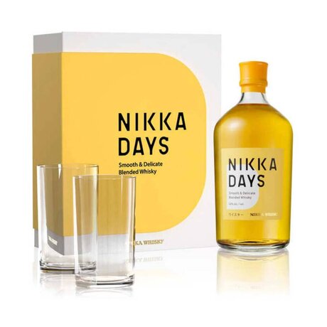 Nikka Days poklon pakovanje sa dve čaše 40% 0,70L