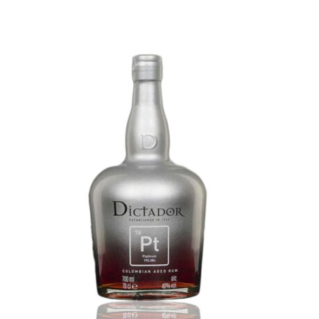DICTADOR Rum Platinum XO 0.7L, sa kutijom