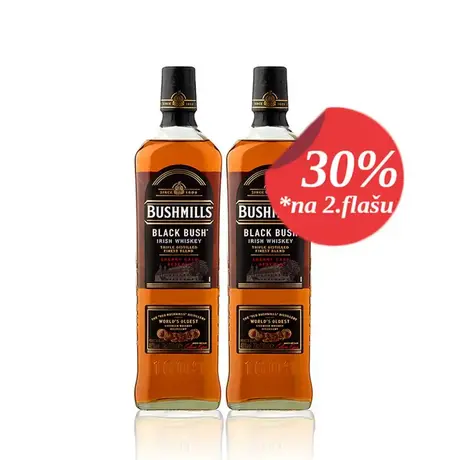 Akcija Black Bush Whisky 40% 0.7L