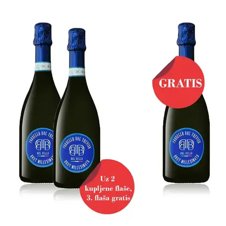 AKCIJA Dal Bello Prosecco DOC Treviso Brut Millesimato 0.75L