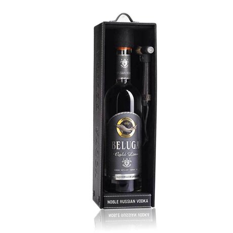 Beluga Gold Line - gift leather pack 40% 0.7L