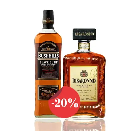 Akcija Dan Zaljubljenih 4: Black Bush Whisky 40% 0.7 L i Disaronno Amaretto 28% 0.7 L