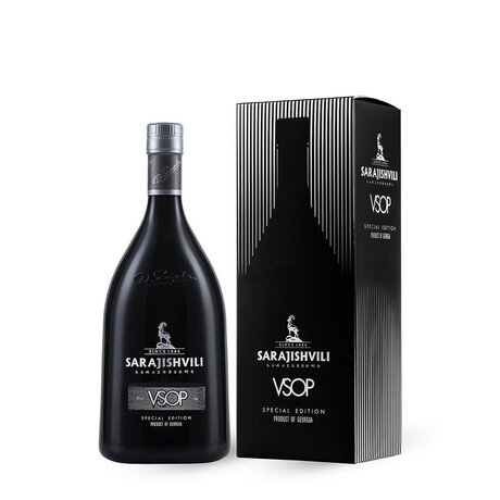 Wine Brandy Sarajishvili VSOP Black 40% 0.7L