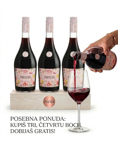 Akcija Protego crveno vino 3+1 GRATIS