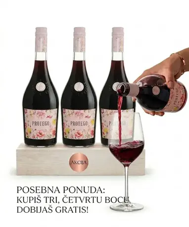 Akcija Protego crveno vino 3+1 GRATIS
