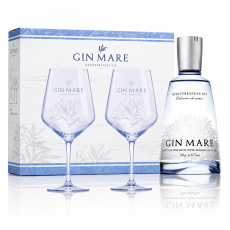Mare Premium Gin sa dve čaše 0.70L