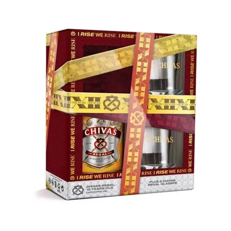 Chivas regal 12 YO sa dve čaše 0.70l