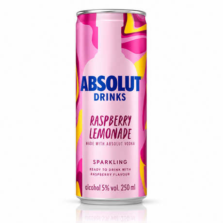 Absolut Raspberry lemonade 5% 0.25l