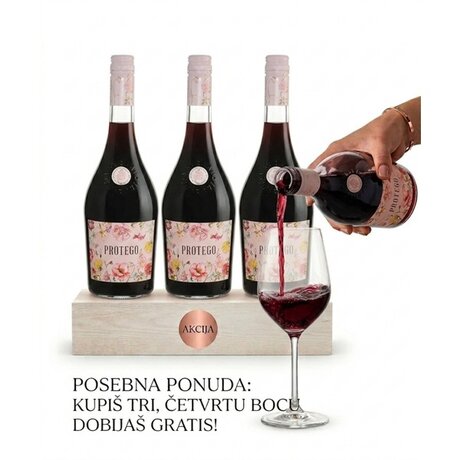 Akcija Protego crveno vino 3+1 GRATIS