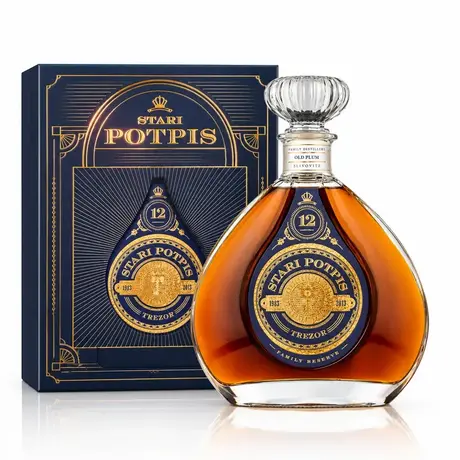 POTPIS rakija šljiva 12 TREZOR box 40% 0.70l