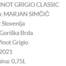 PINOT Grigio classic Marjan Simčič 0.75l