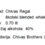 Chivas Regal Mizunara 0.70l 40% alc