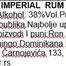 BARCELO IMPERIAL rum 38%Alc 0.7l u kutiji