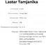 Lastar Tamjanika 0.75l